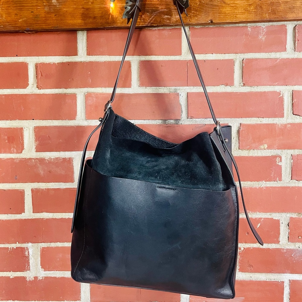 All Saints Leather Tote